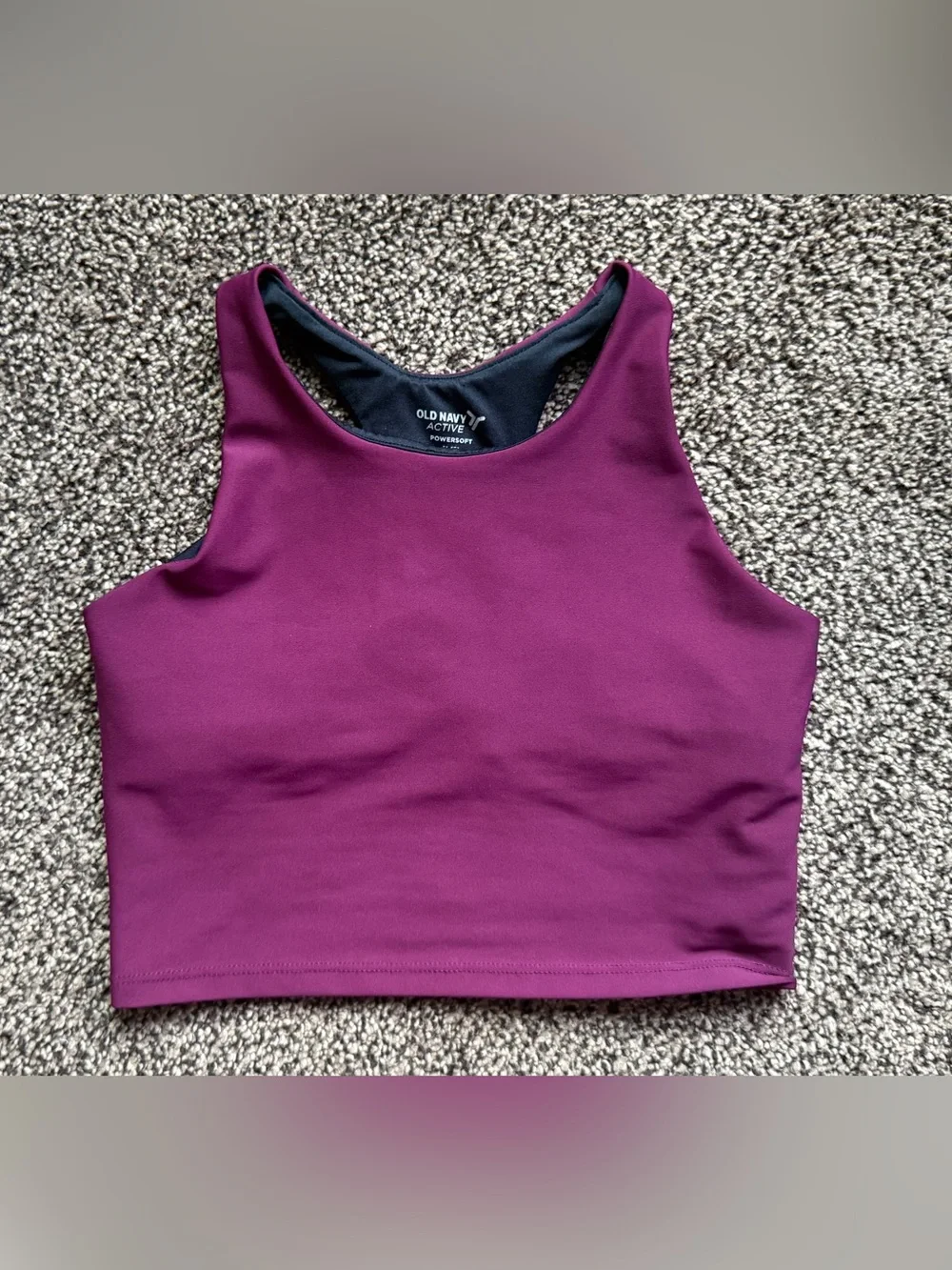 Old Navy Active Girls Magenta Cropped Tank